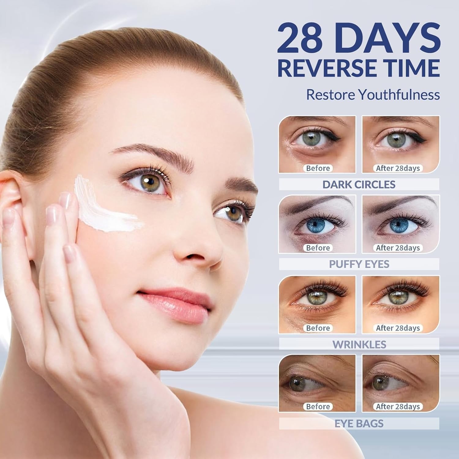 Particle Face Cream For Men 6 In 1 Anti Aging Cream Fights Eye Bags Dark Spots