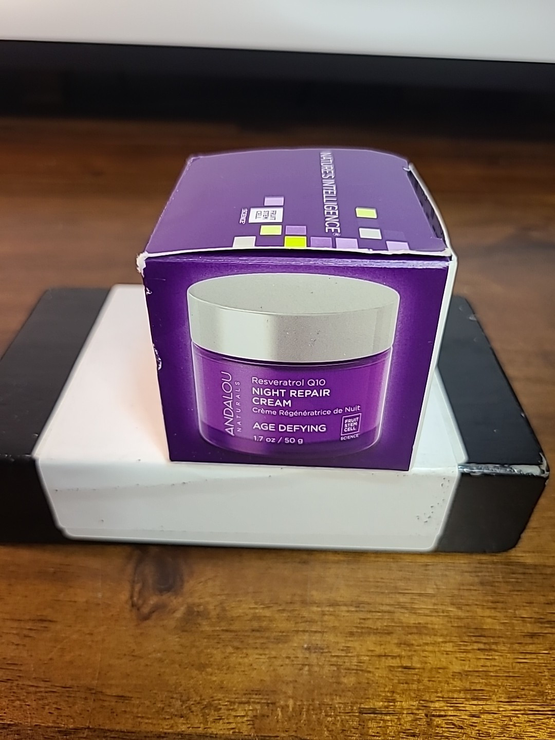 Resveratrol Q10 Night Repair Cream by Andalou Naturals, 1.7 oz