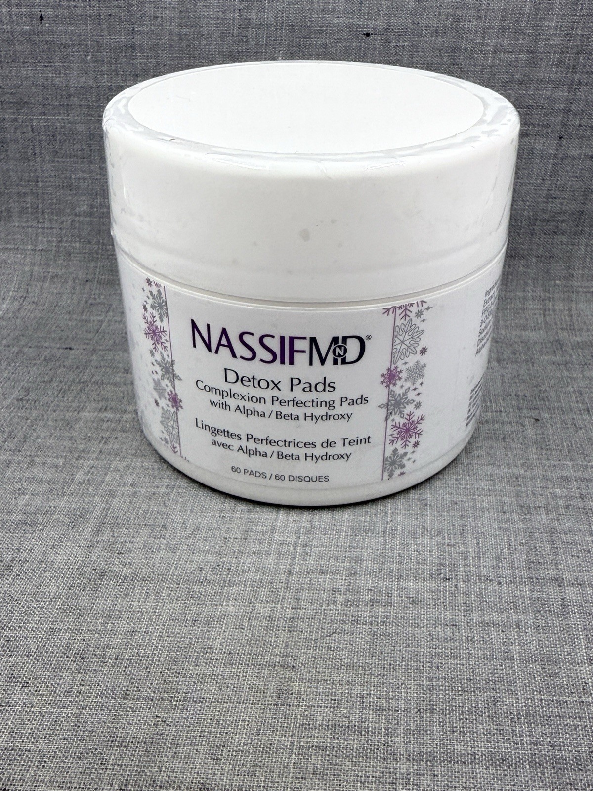 NassifMD Detox Pads 60 count Brand New Sealed