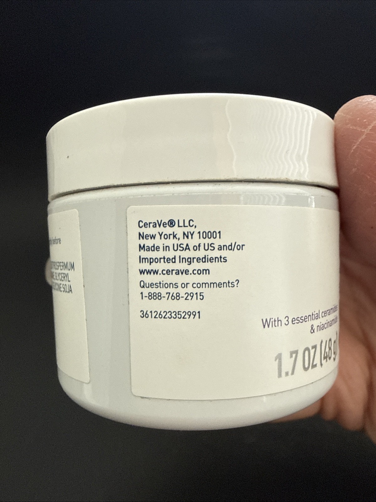 Cerave Skin Renewing Night Cream New With Peptides 1.7oz