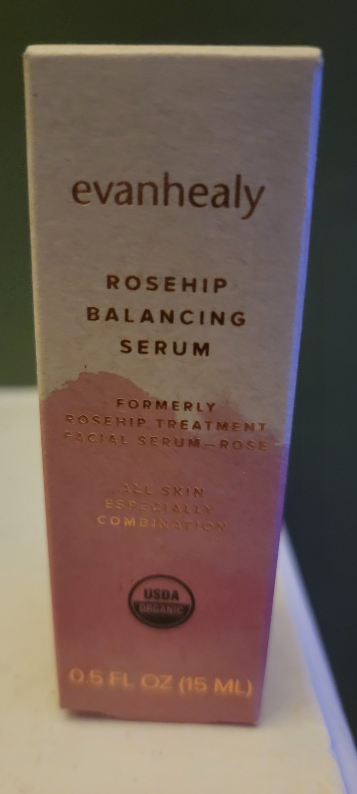 Evanhealy Rosehip Balancing Serum All Skin Type Combination 0.5 Fl Oz 15ml