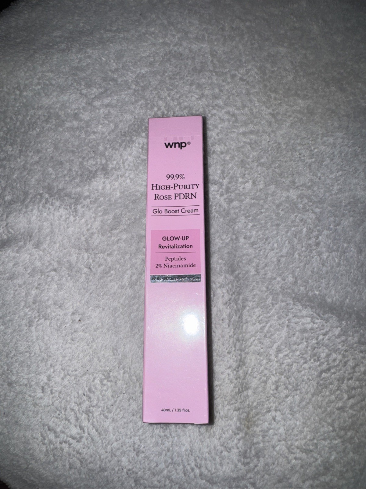 WNP Glo Boost Cream Glass glow skin 99.9% pure PDRN,Hyaluronic 1.35fl Oz