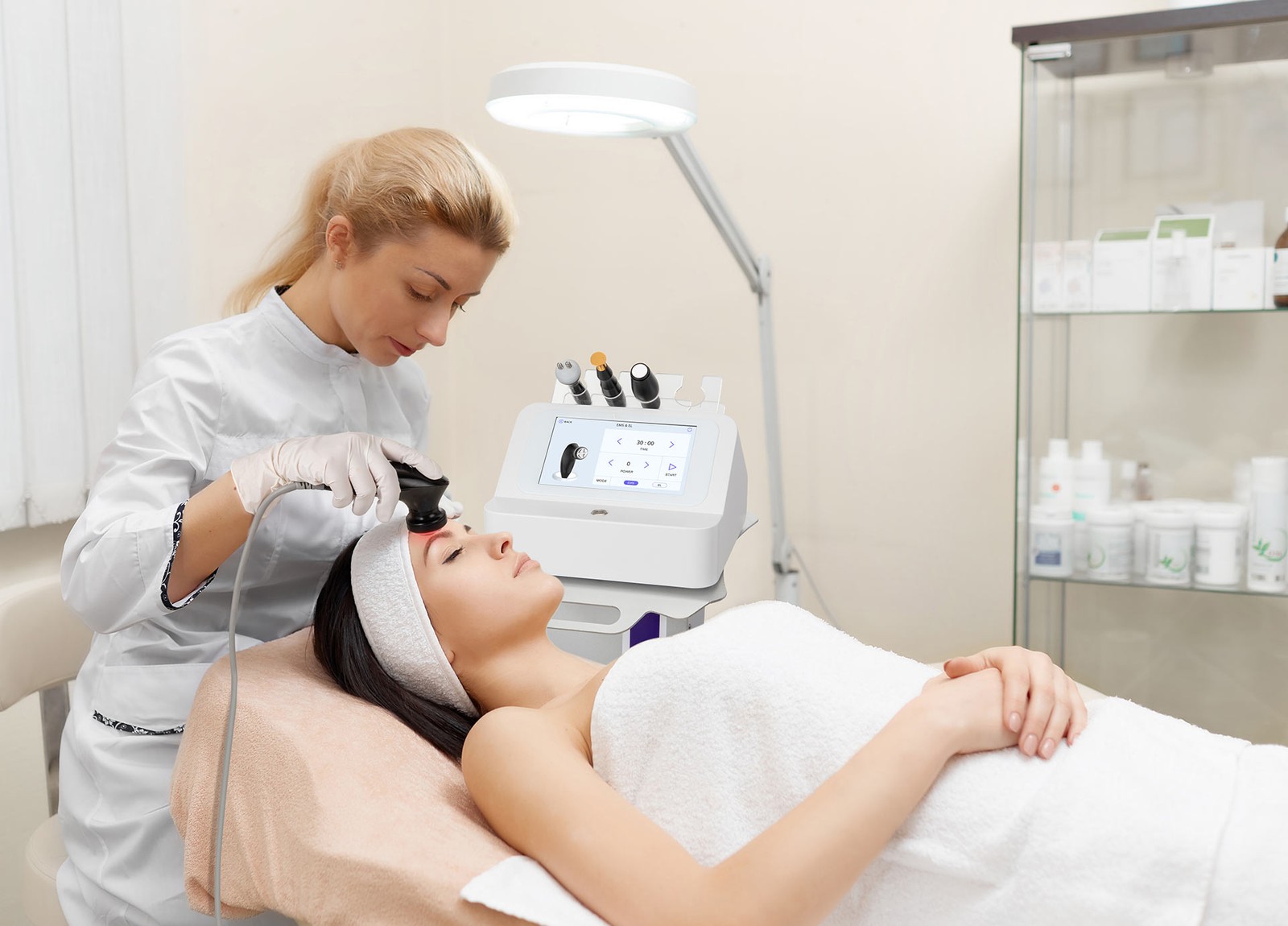 NEW 4 in 1 Plasma Beauty Machine Mole Spot Minimizing Taut Skin Facial Care Spa
