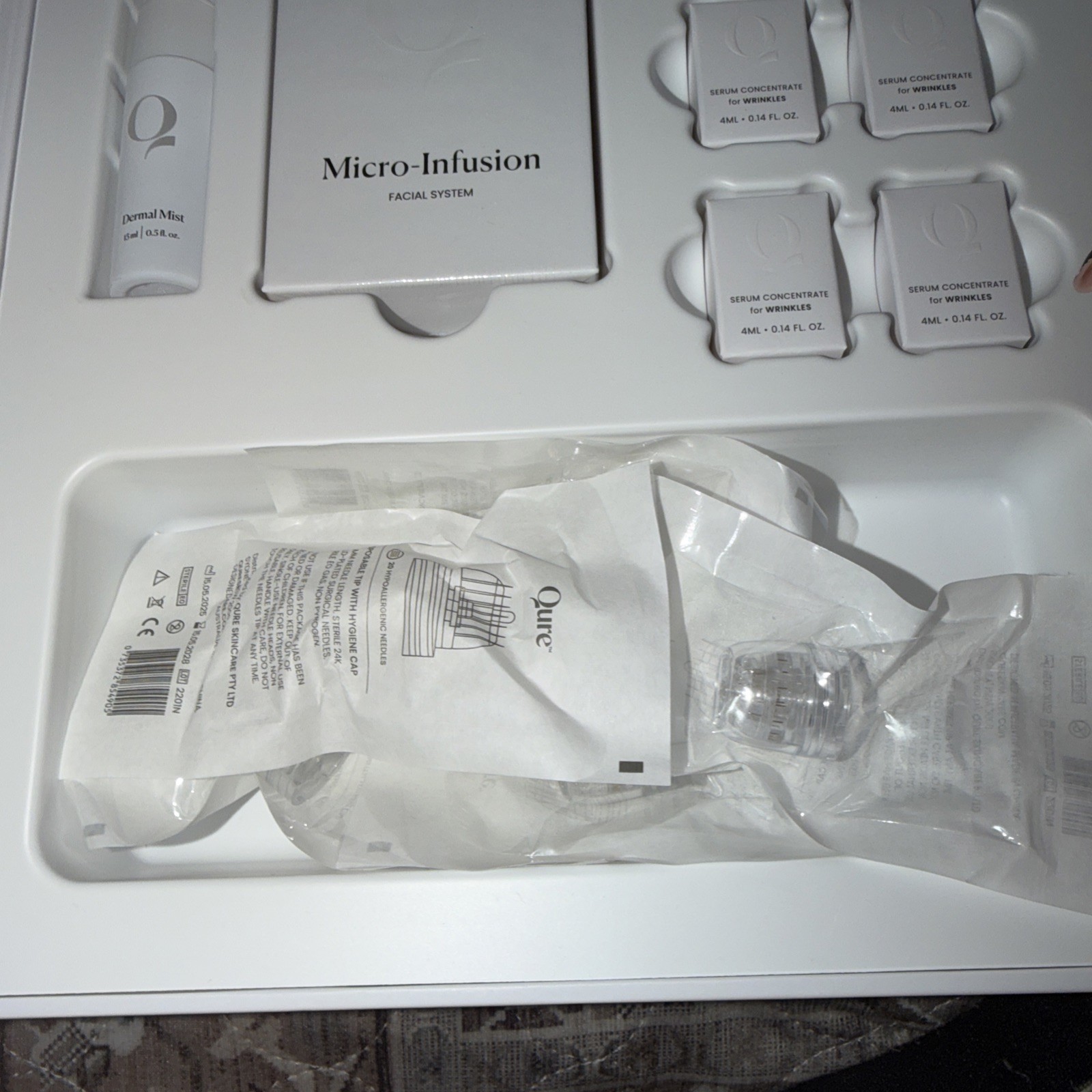 Qure Skincare Micro-Infusion System 3 Month For Wrinkles