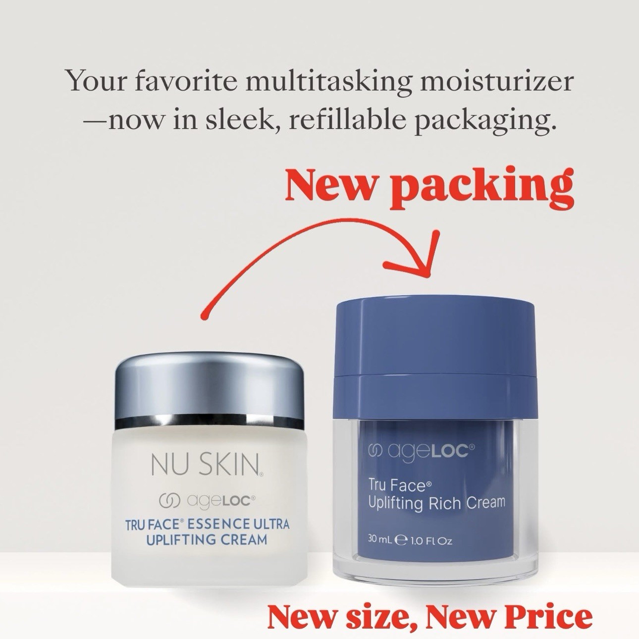 ageLOC Tru Face Uplifting Rich Cream | 30-30-30 | Moisturizer