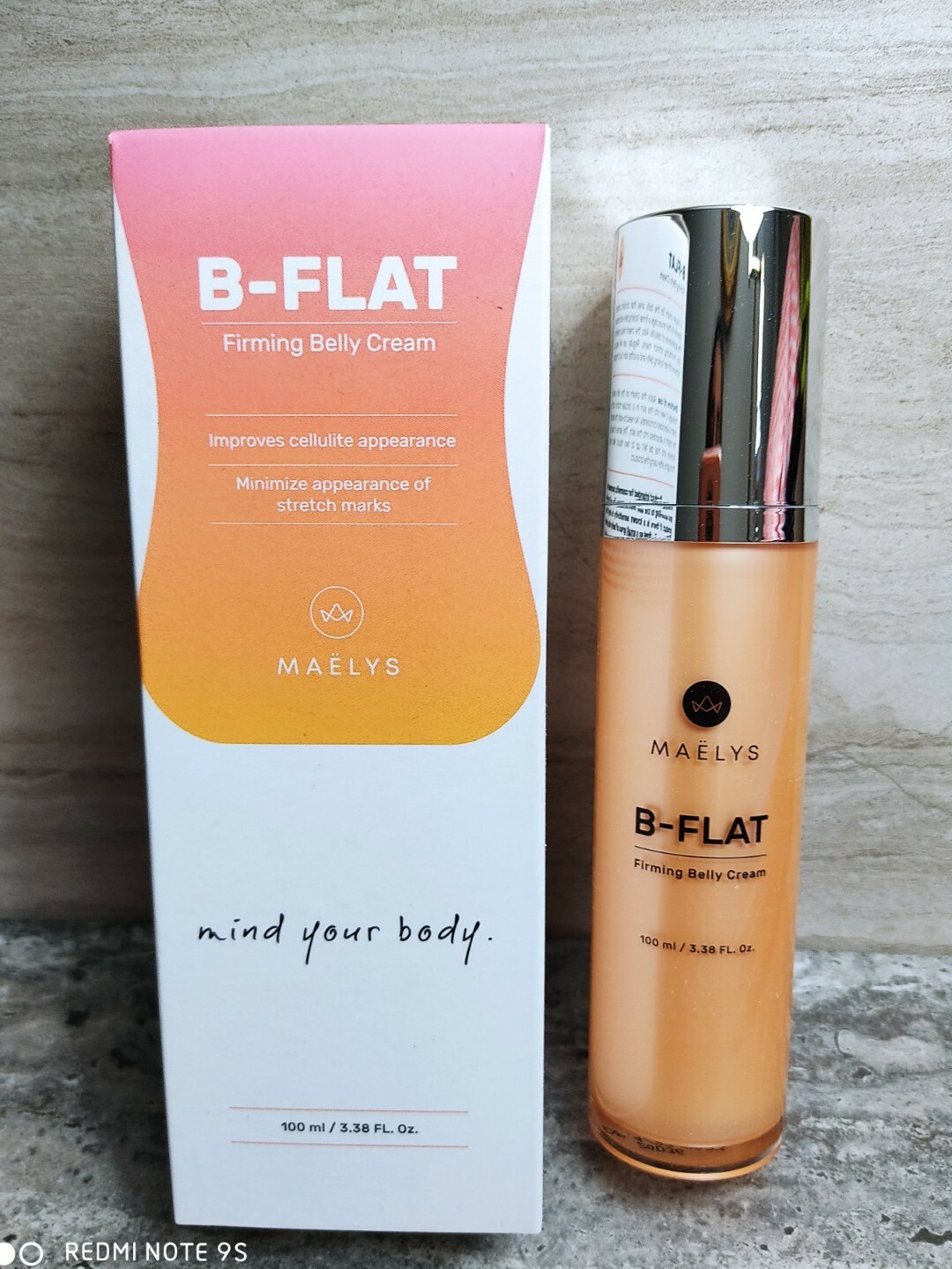 Maelys B-FLAT firming belly cream cellulite/stretch marks