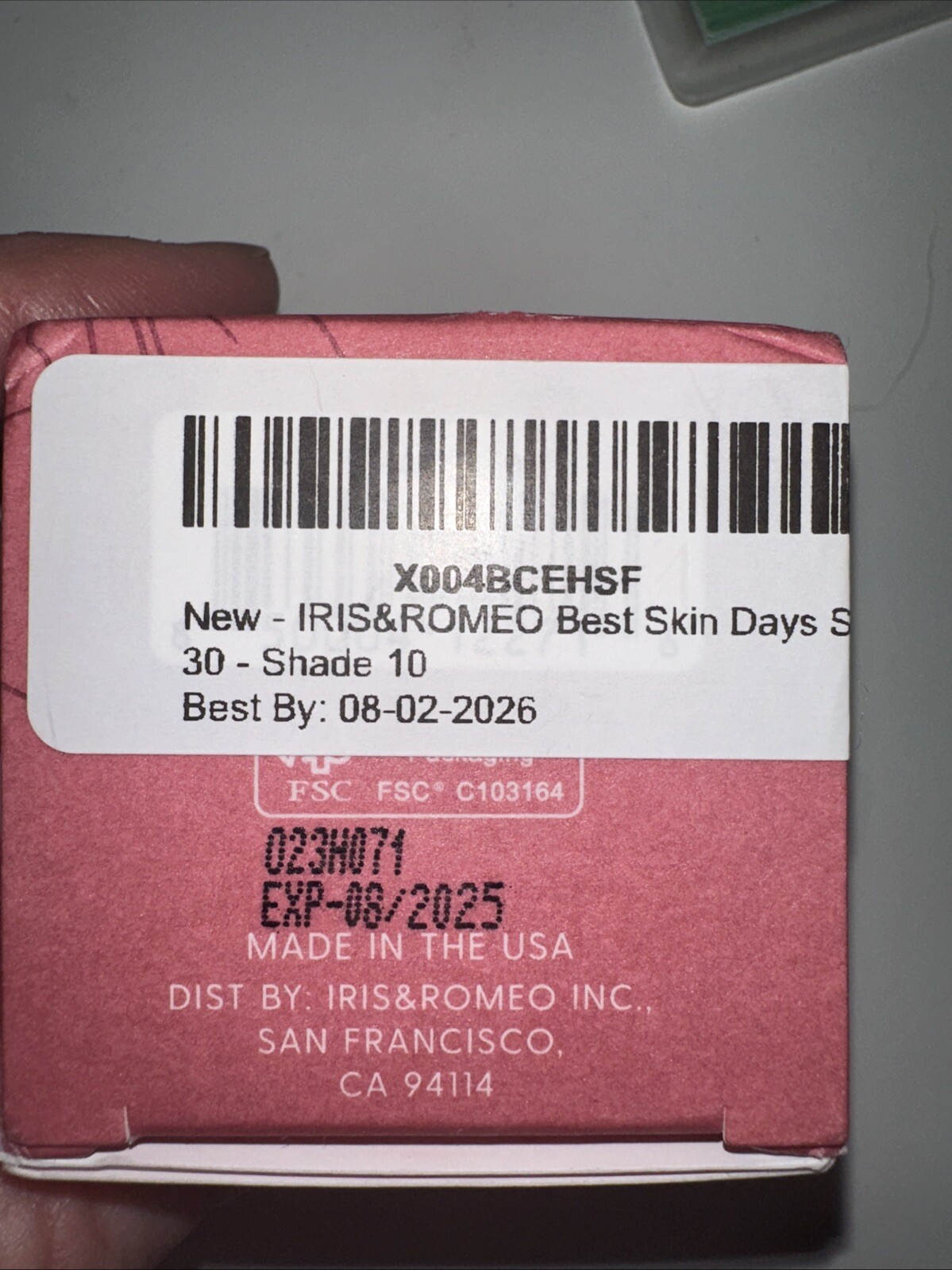 Iris&Romeo Best Skin Days 5in1 Skincare Dewy CoverageSPF 30 Shade 10 – 1.2 Oz
