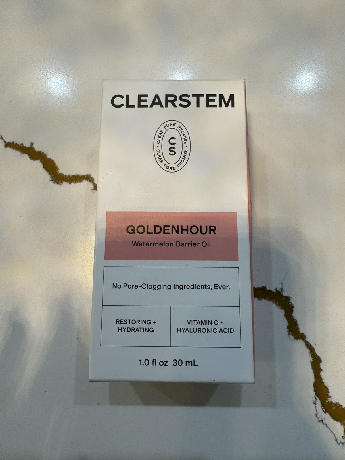 CLEARSTEM Golden Hour Watermelon Barrier Oil – 1 oz | New in Box ✨
