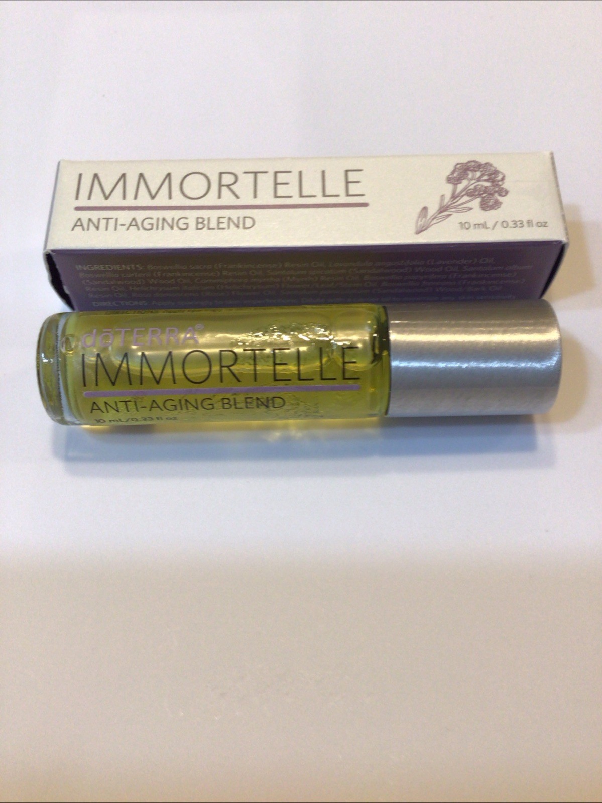 doTERRA Immortelle Anti-Aging Blend 10 mL Exp 04/2028 – New in Box/Sealed Bottle