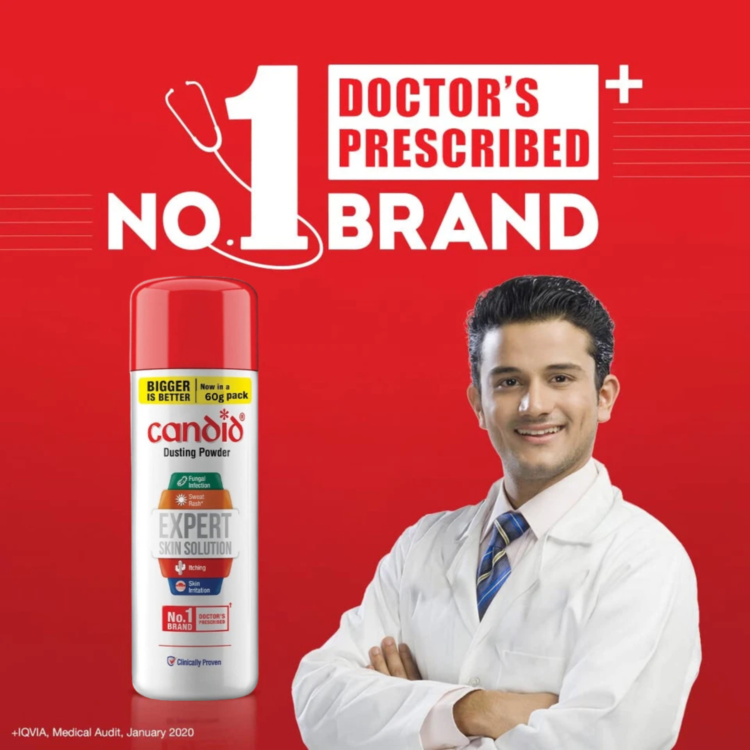 Candid Dusting Powder 1 Expert Solution for all Skin problem For Skin care-60gm