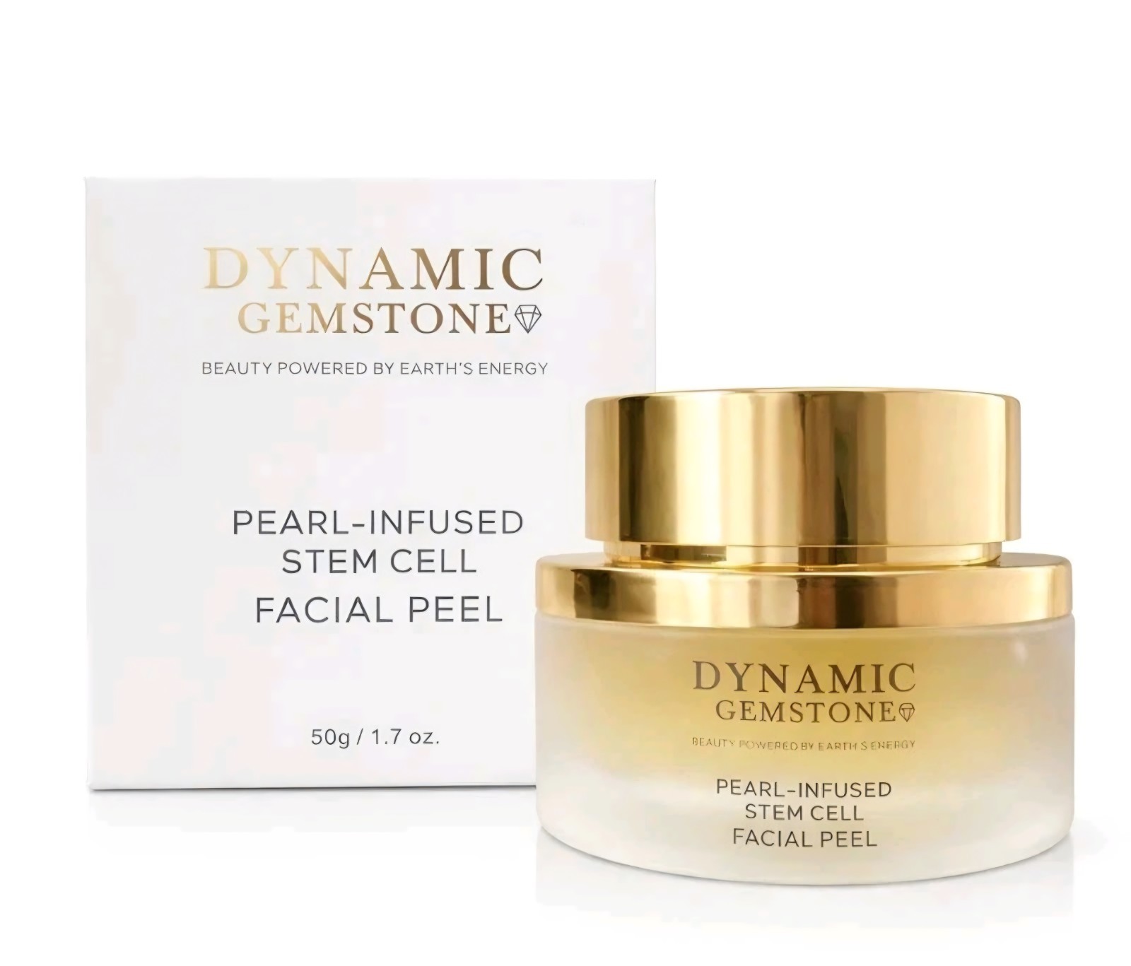 Dynamic Gemstone Pearl-Infused Stem Cell Facial Peel for Face 1.7 oz