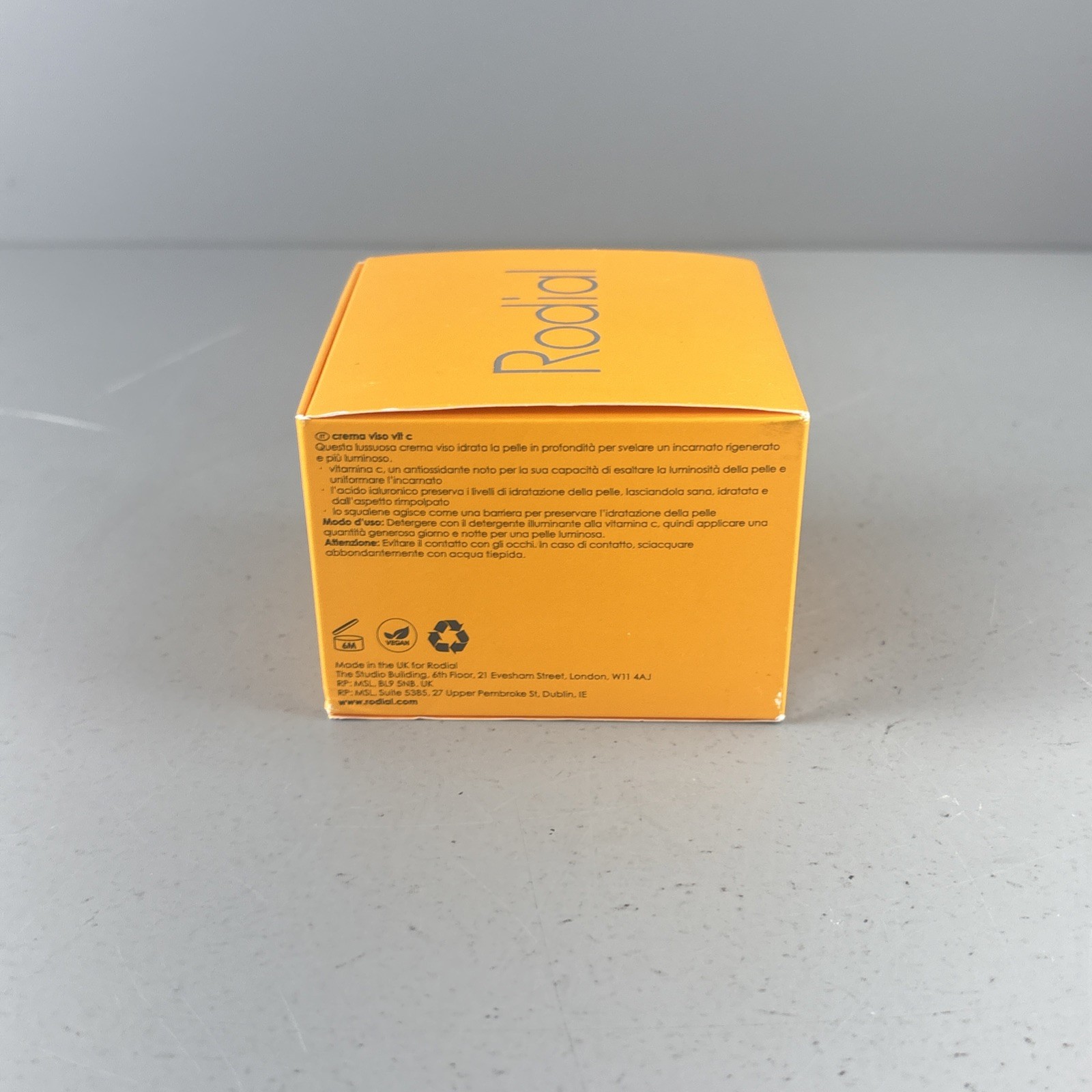Rodial Vitamin C Face Souffle Cream – 50 ml. 1.6 Oz Brand New.