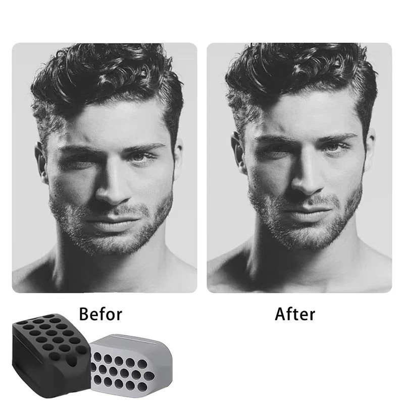 1/2PCS Jaw Exerciser Jawline Trainer Facial Toner Ball Neck Toning Double Chin