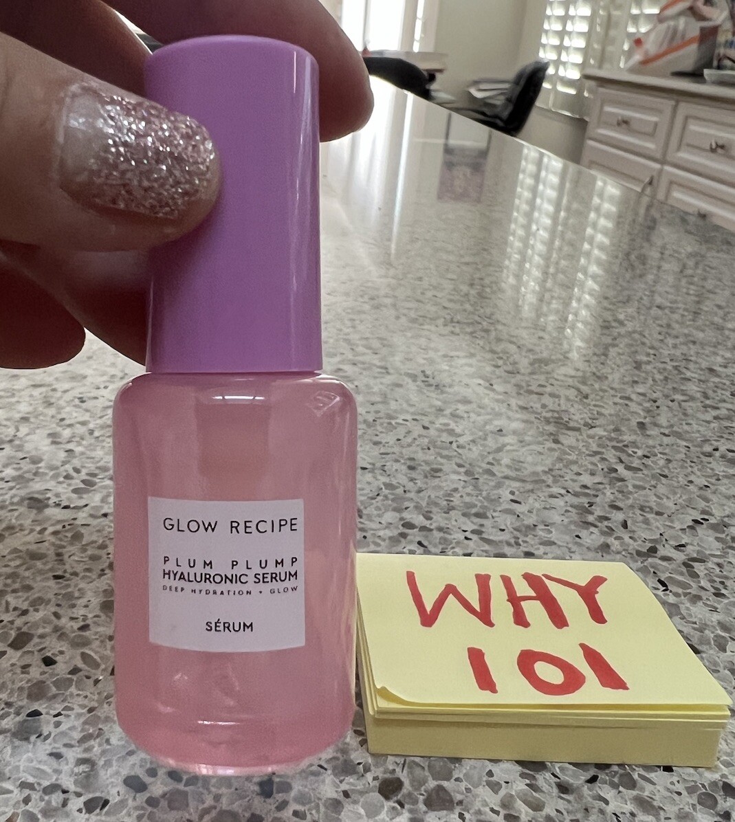 GLOW RECIPE Plum Plump Hyaluronic Serum HYDRATION GLOW .34oz/10mL Deluxe SIZE