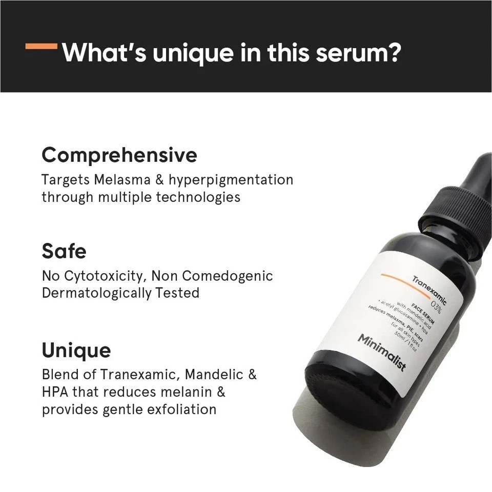 Minimalist 3% Tranexamic Acid Face Serum 30ml