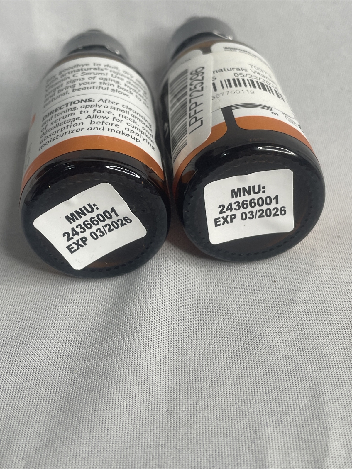 Lot of 2 artnaturals Vitamin C Brighten Revitalizing Formula Serum 1 fl. oz.