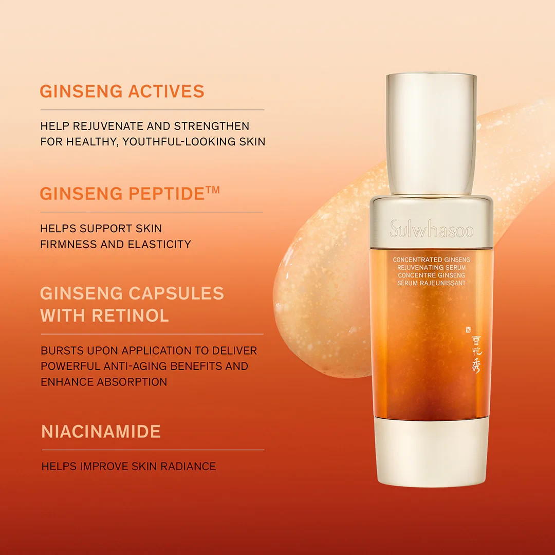 Sulwhasoo Concentrated Ginseng Rejuvenating Serum 1ml (10pcs ~ 130pcs) Newest