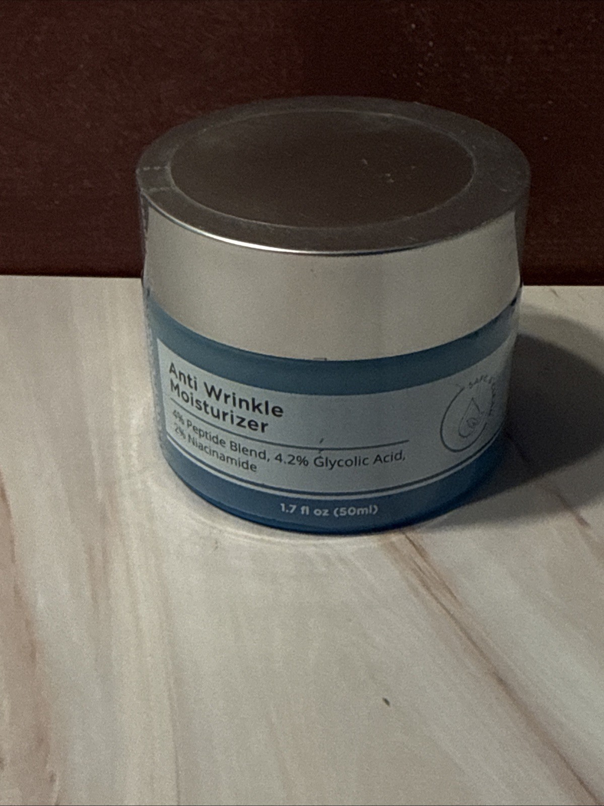 GoPure Beauty Anti Wrinkle Moisturizer w/ Peptide Blend 1.7 oz 50 ml NEW SEALED