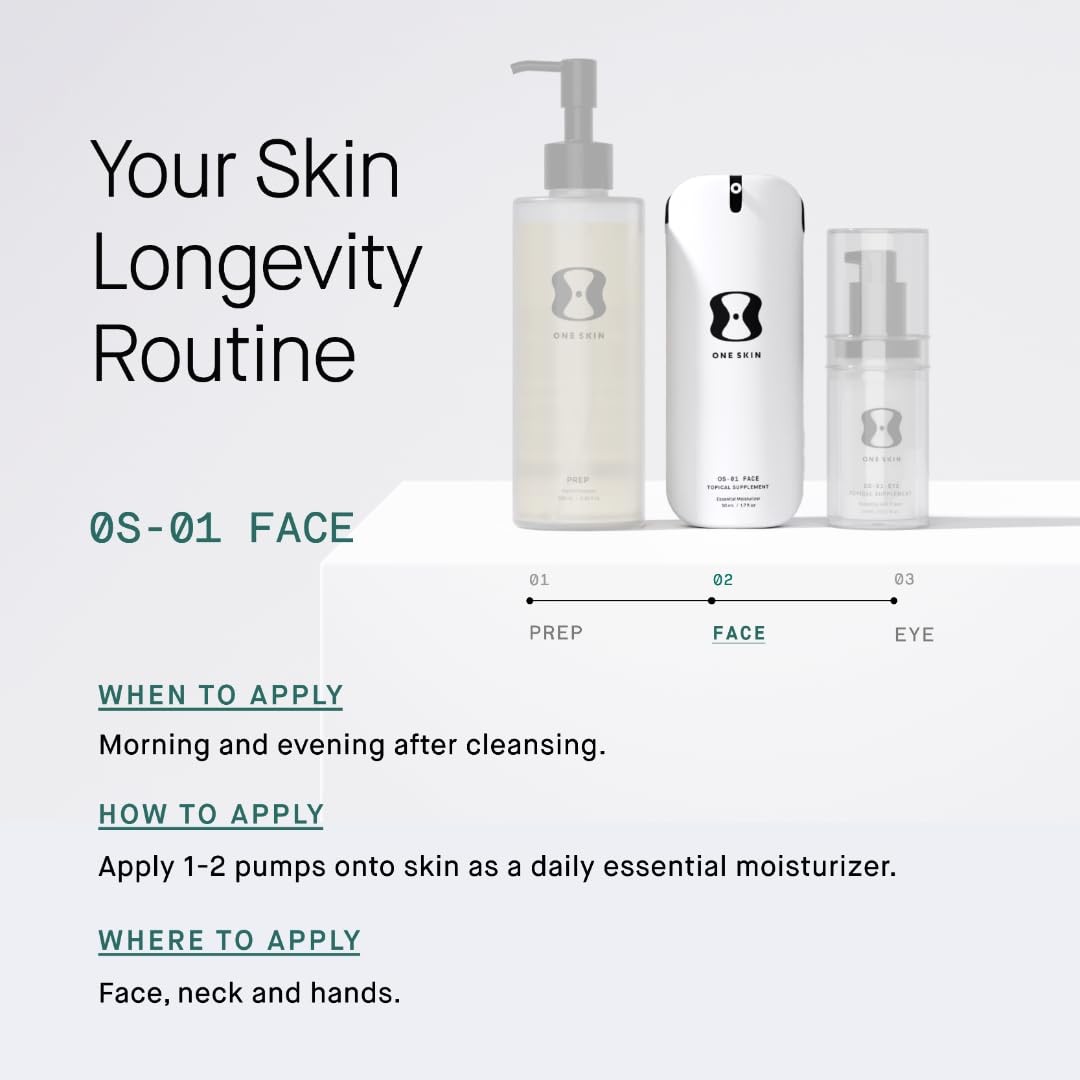 OneSkin FACE OS01 Peptide Topical Supplement MINI | Skin Longevity Age Revers…