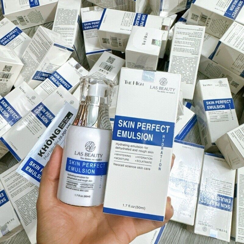 ORIGINAL Las Beauty Skin Perfect Emulsion 50ml – Sữa Dưỡng Rong Nho EXP 2027