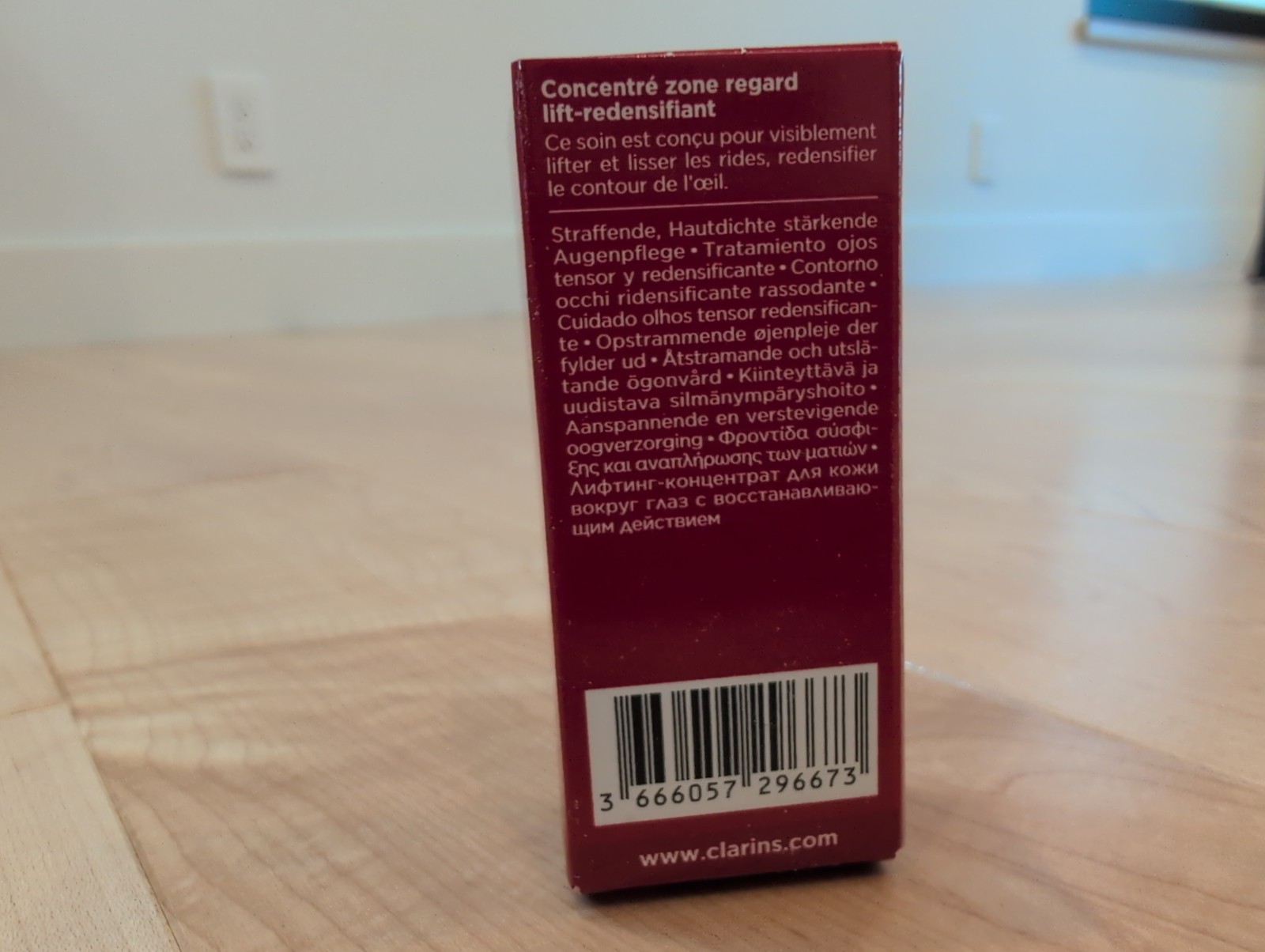 NEW Clarins Total Eye Lift Replenishing Eye Concentrate 3ml/.1oz Mini Sz Sample
