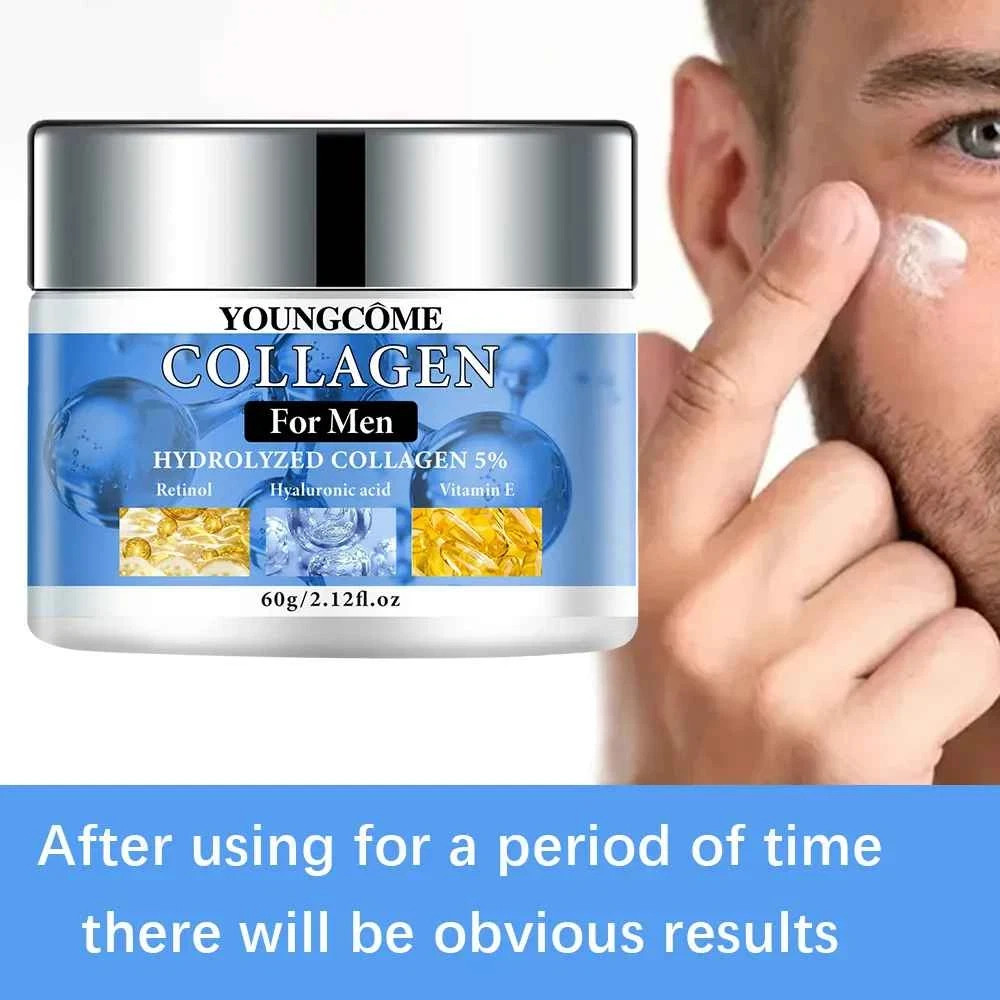 60g Men’s Retinol Collagen Moisturizing Cream Anti-Aging Firming Facial Skincare