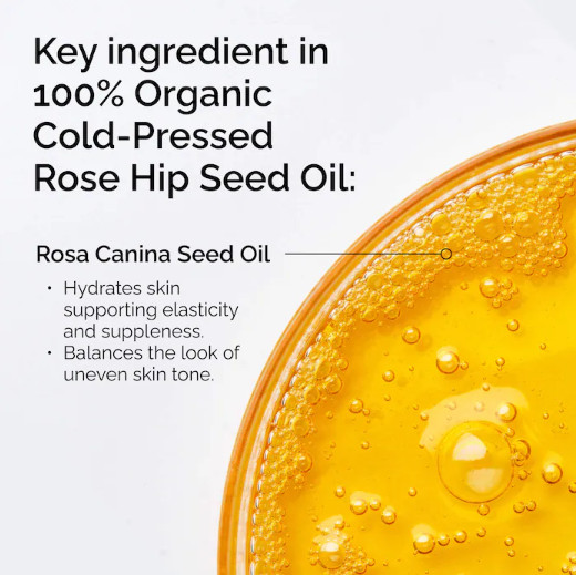 NIB 100% Authentic The Ordinary 100% Organic Cold-Pressed Rose Hip Seed Oil,1 oz