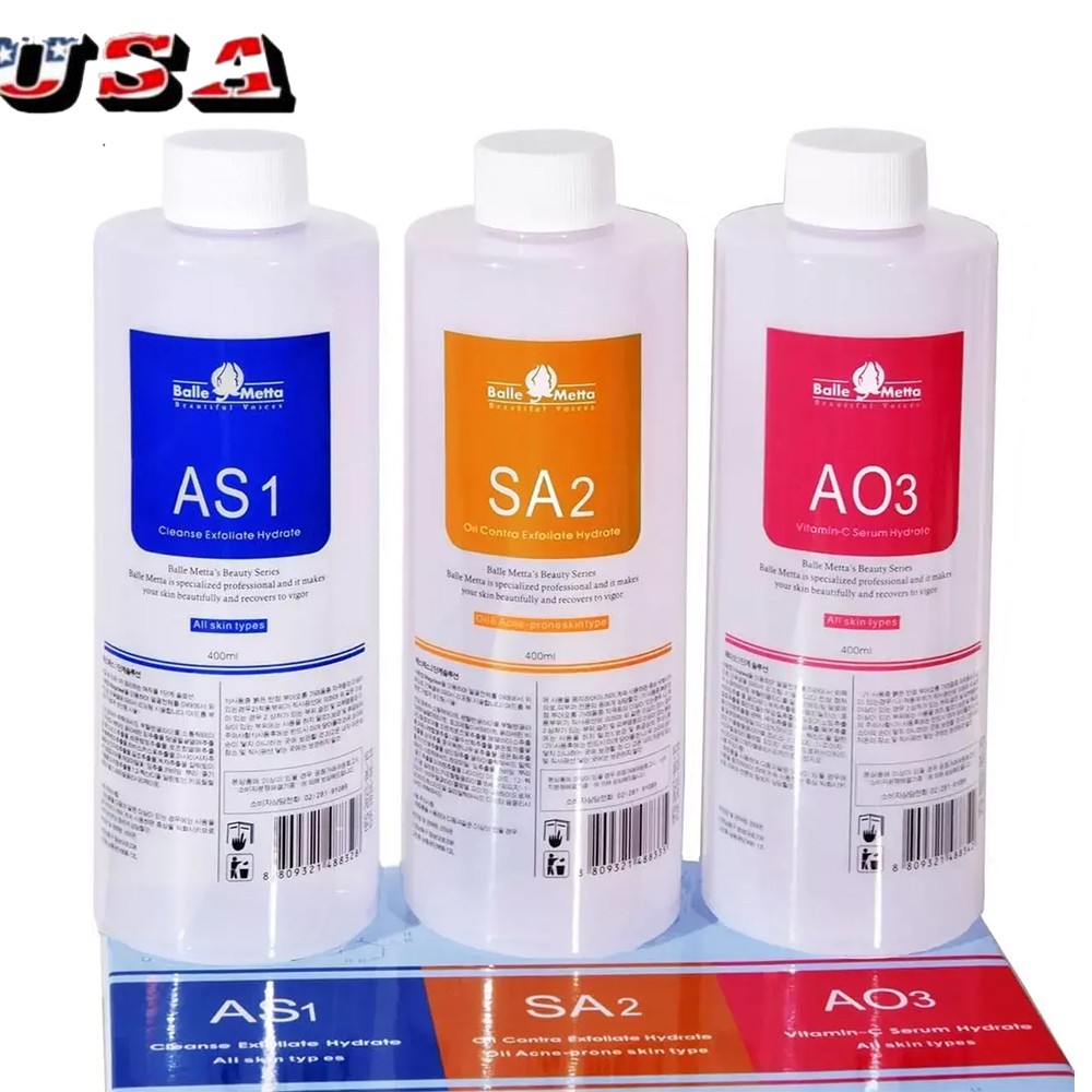 Aqua Hydra Peeling Solution 1200ml Hydro Serum for Dermabrasion Facial Machine