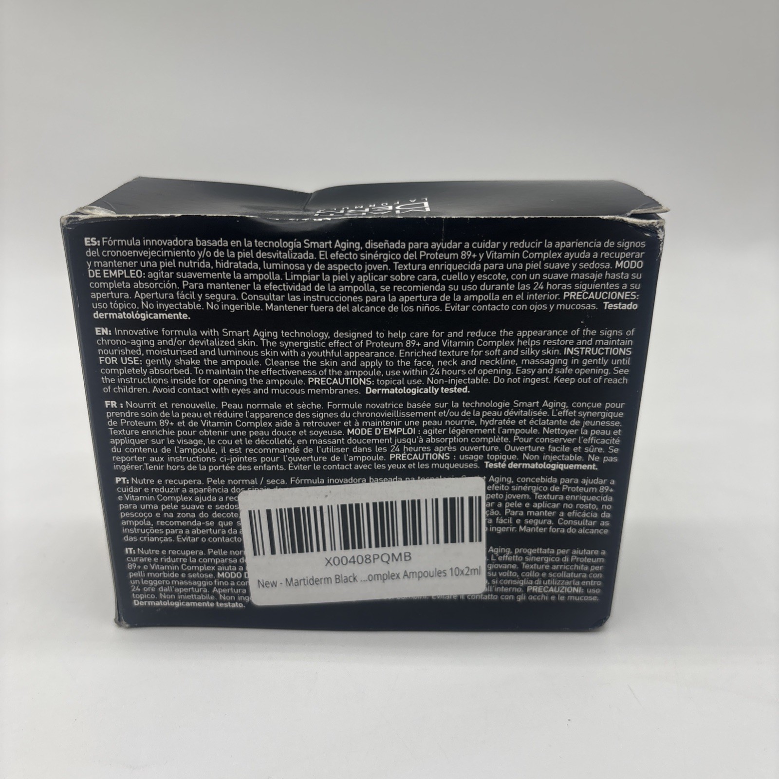 MARTI DERM: BLACK DIAMOND / Skin Complex Advanced Exp 10/2026
