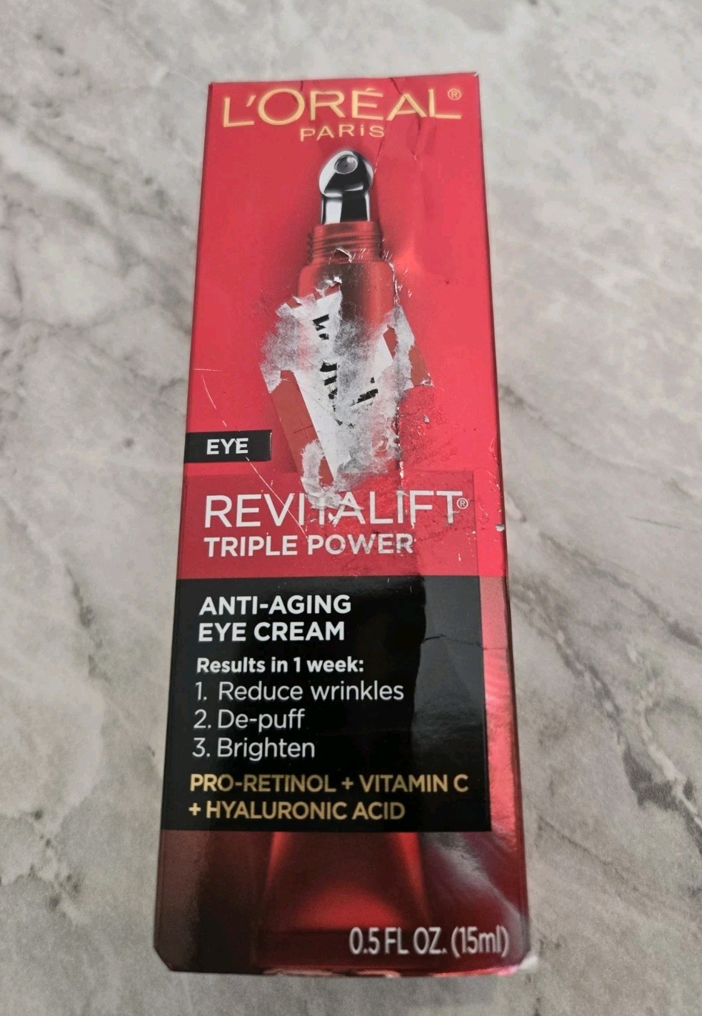 L’Oreal Revitalift Triple Power Anti Aging Eye Cream 15 ml NEW IN BOX