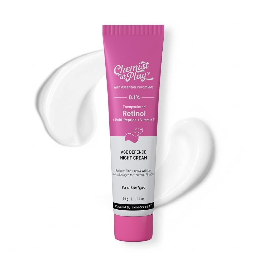 Chemist At Play 0.1% Encapsulated Retinol Night Cream for Face 30 gm free ship