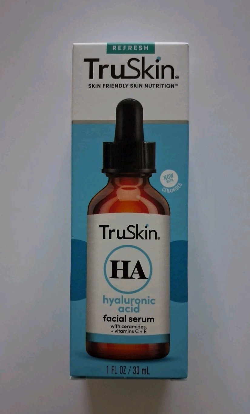 TruSkin Hyaluronic Acid Facial Serum with Ceramides & Vitamin C +E