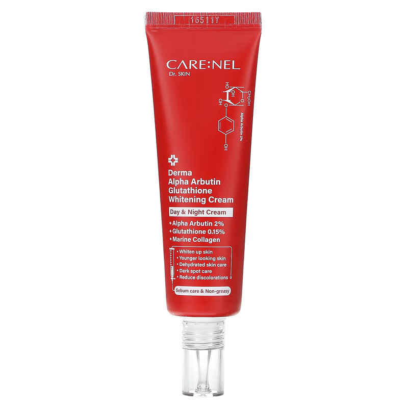 CARE:NEL Derma Alpha Arbutin Glutathione Whitening Cream 45 ml – 1.52 fl. oz