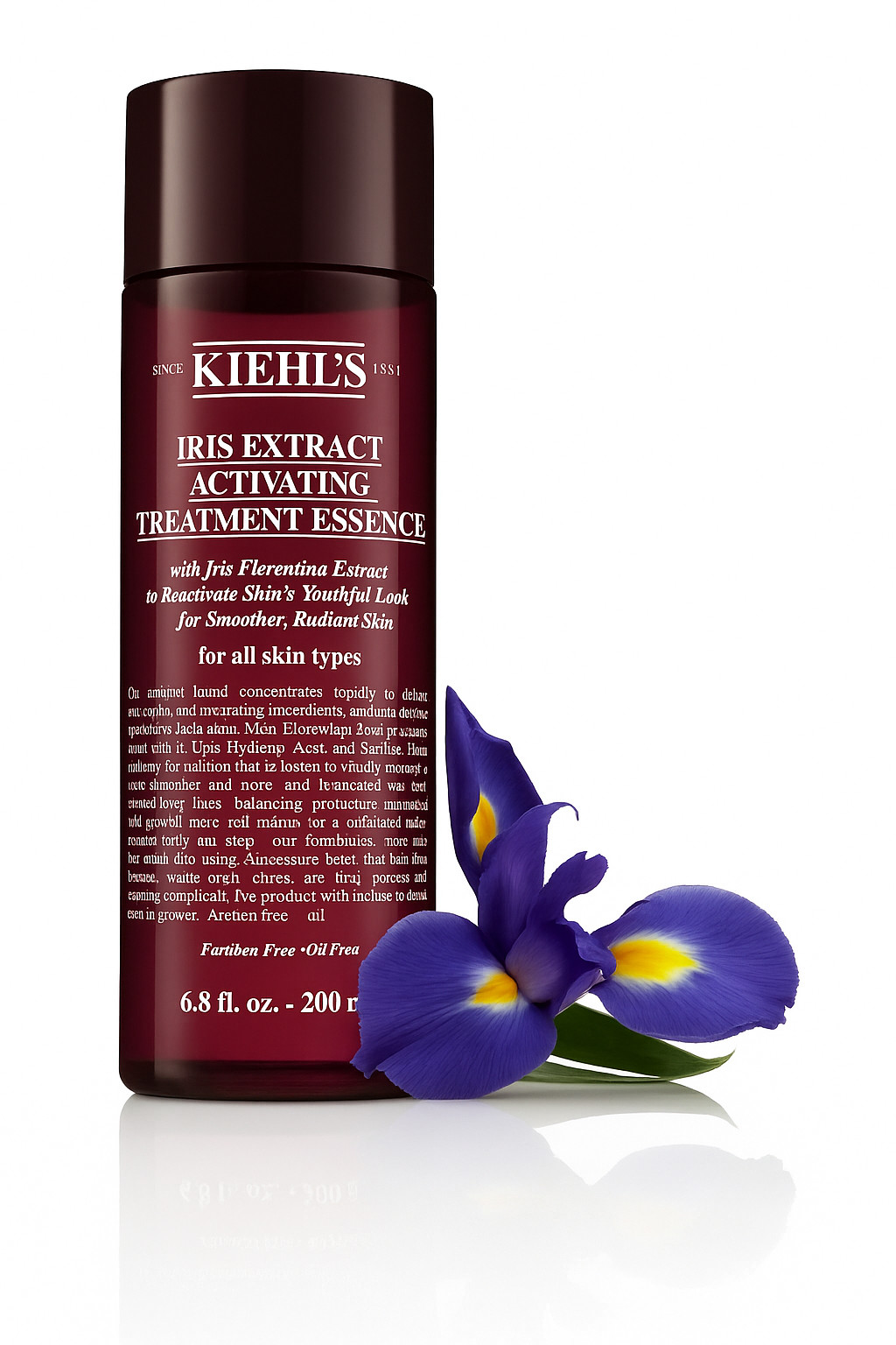 Kiehl’s Iris Extract Activating Treatment Essence 6.8 oz 200 mL Anti-Aging