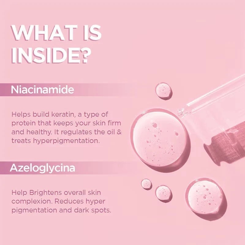 Kaya 10% Niacinamide + 1% Azeloglycina Face Serumdark Spot Corrector (30ml)