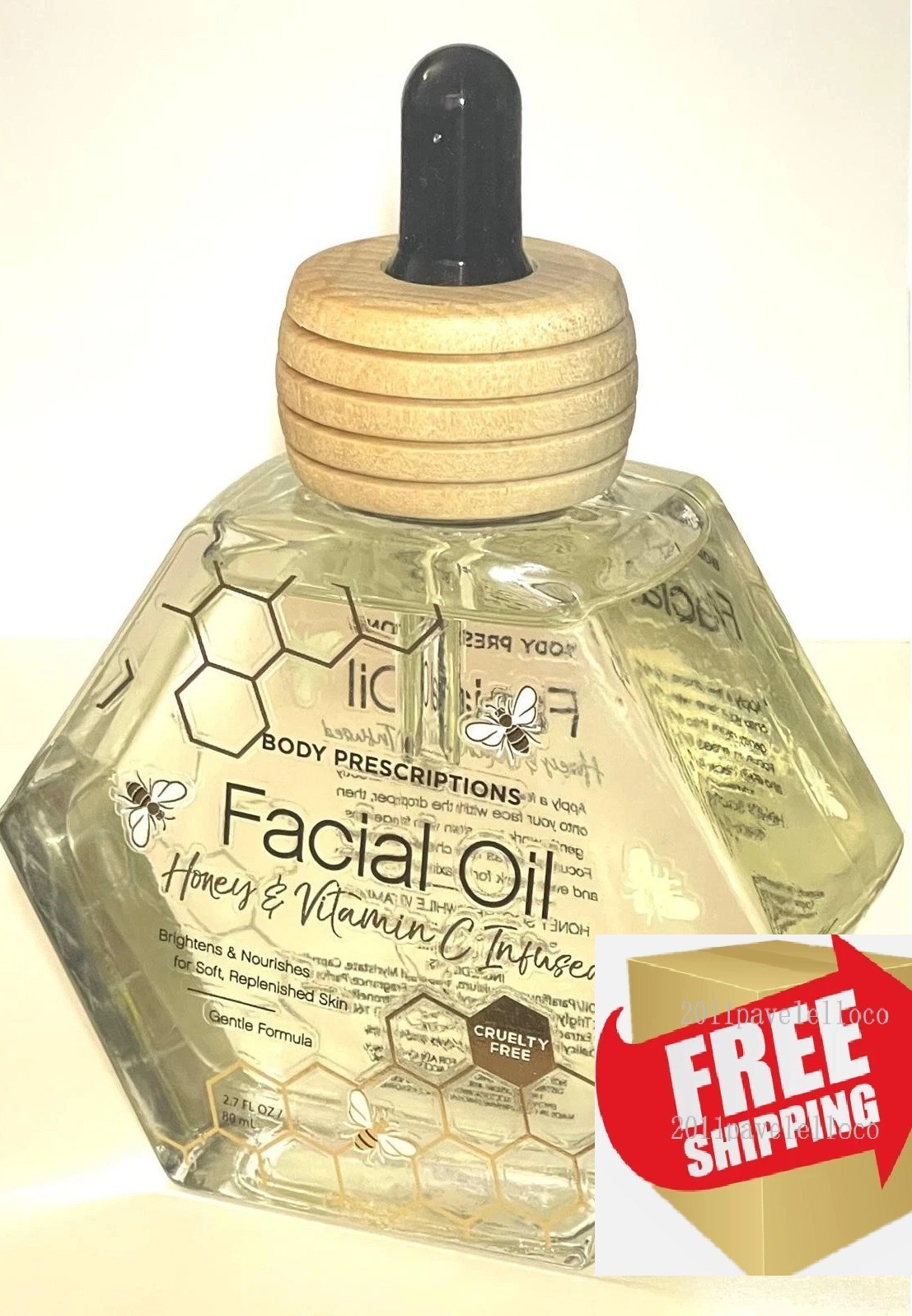 Body Prescriptions Facial Oil / Honey & Vitamin C Infused / Brightening