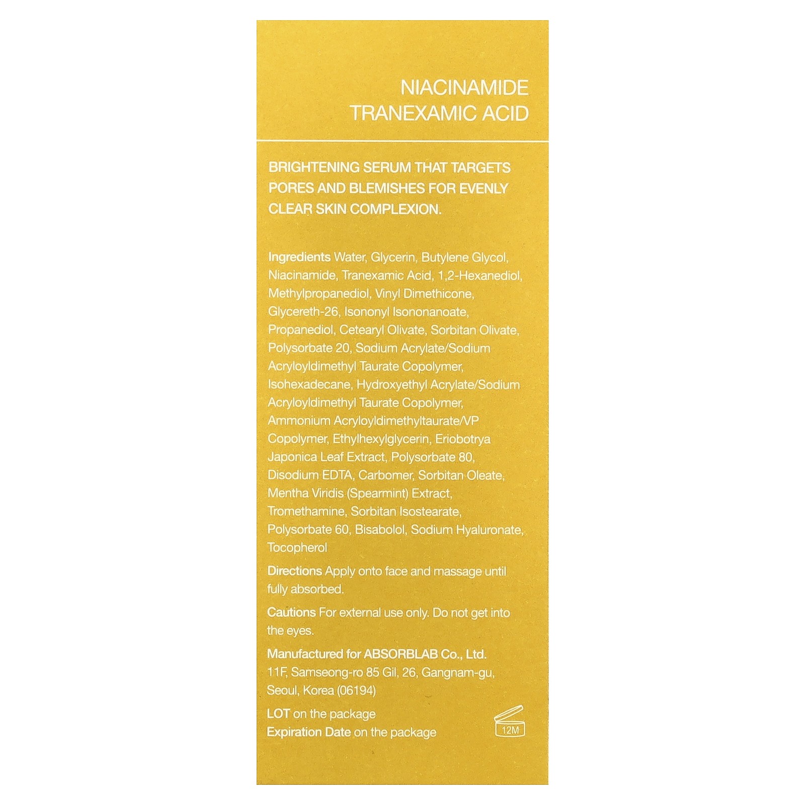 Pore + Dark Spot Brightening Serum , 1.01 fl oz (30 ml)