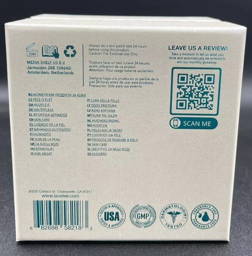 LAVELIER OCEANA RESTORATIVE NIGHT MOISTURIZER 60g/2.11oz ~ BRAND NEW!