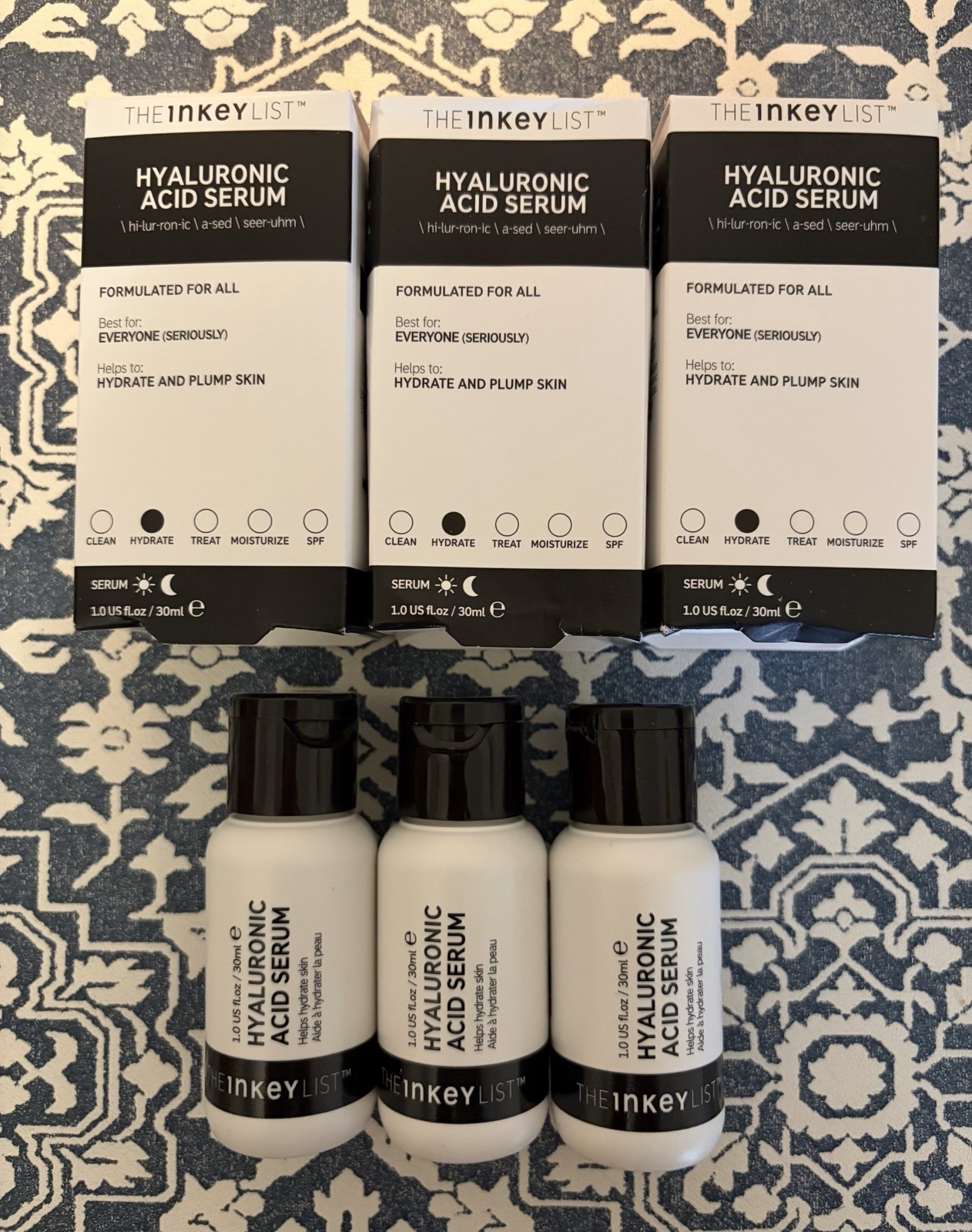 Lot 3 X THE INKEY LIST Tranexamic Acid Serum Hyperpigmentation Face Serum 1 oz