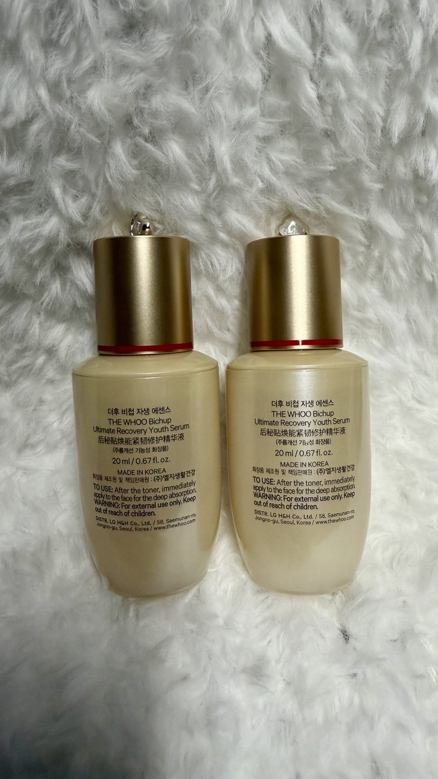 NWOB THE HISTORY OF WHOO BICHUP ULTIMATE RECOVERY YOUTH SERUM 20ml x2pcs, Exp 28