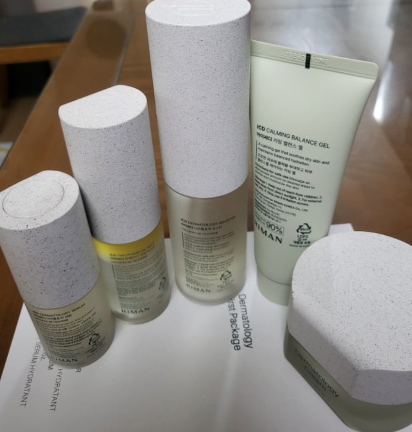 Incellderm (Booster, Serum, Cream, Oil Mist, Calming Gel) 5‑Piece Set
