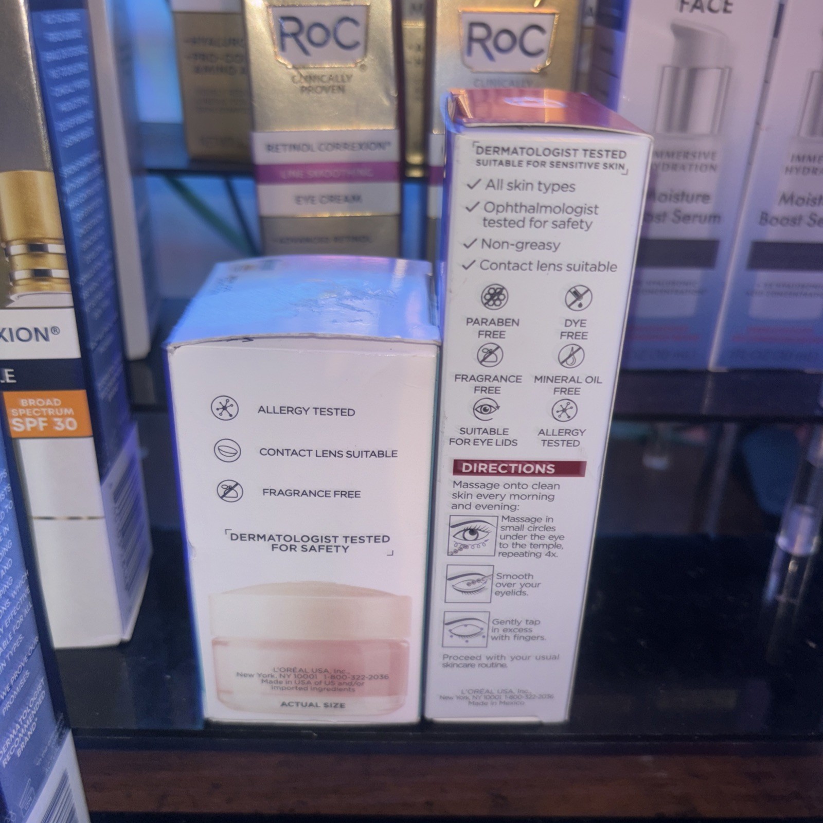 L’Oréal Revitalift Derm Intensives Hyaluronic Acid Caffeine Serum&Eye Cream 0.5