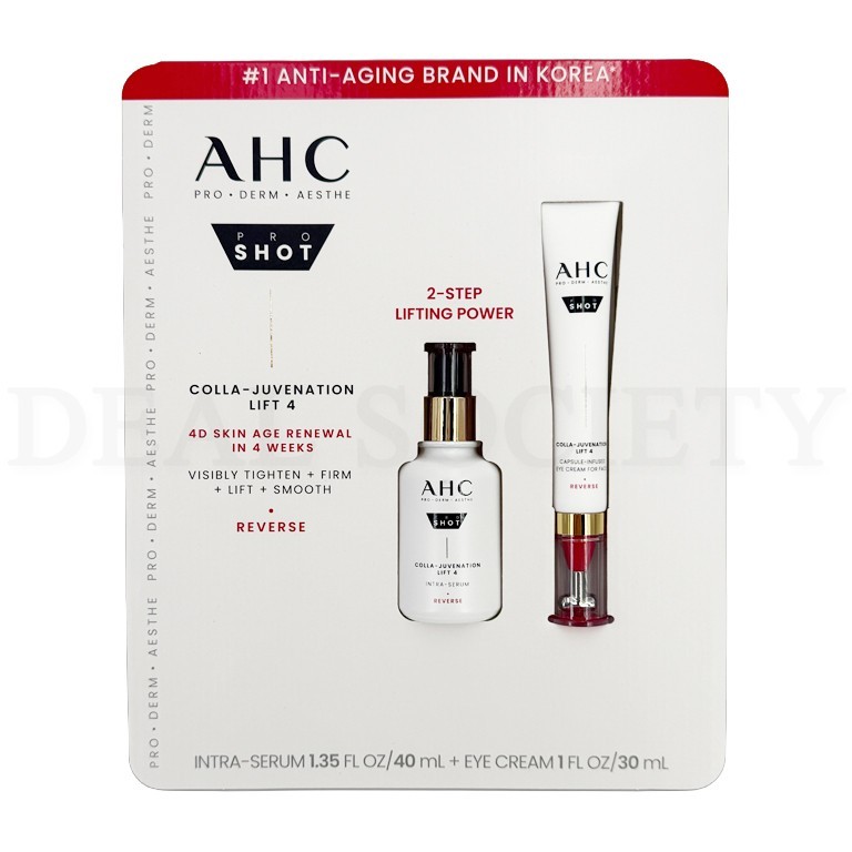 AHC Pro Shot Colla Juvenation Lift 4 Duo Serum Eye & Face Cream 40ml/30ml