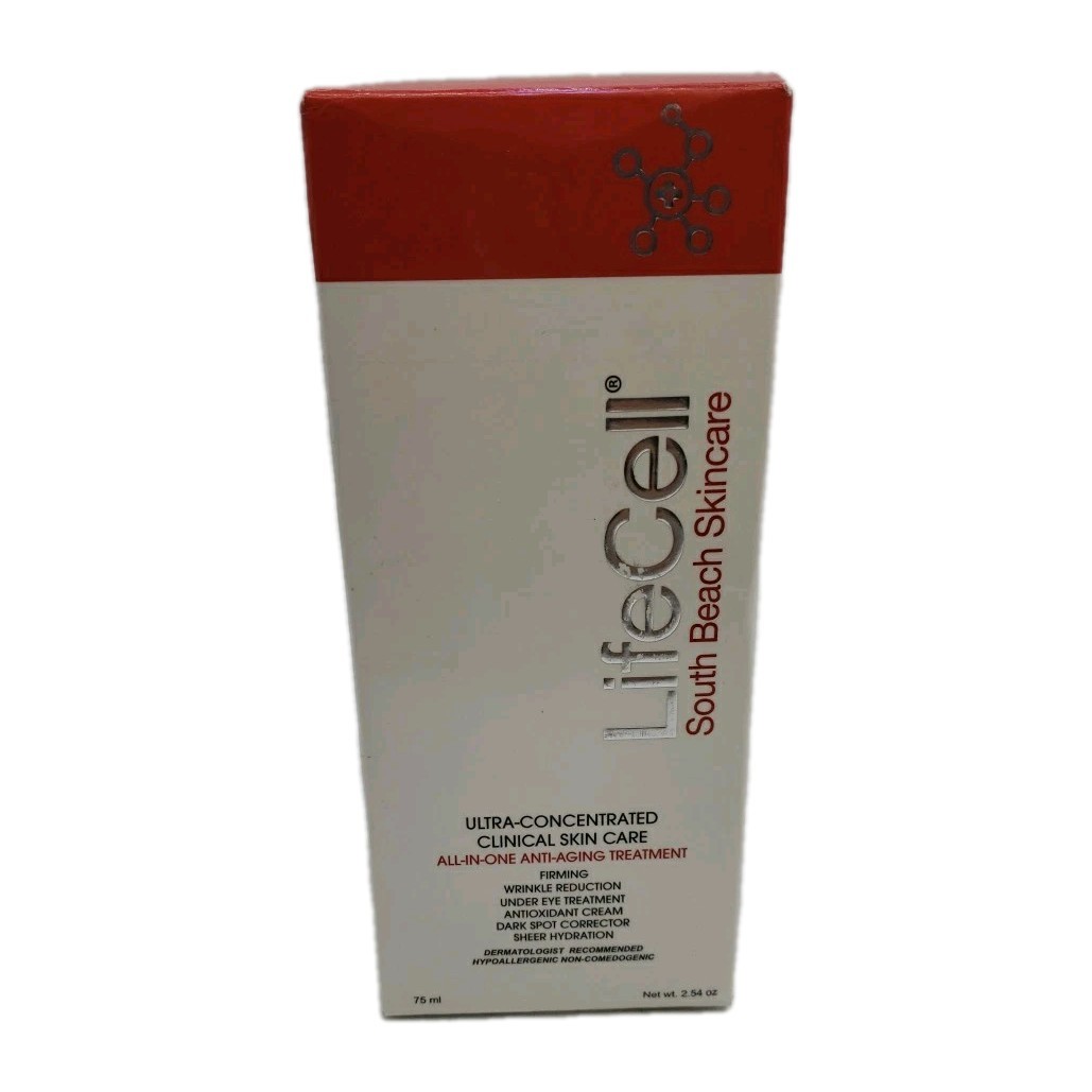 New LifeCell South Beach Skincare All In One Anti-Aging Treatment – 2.54 fl oz