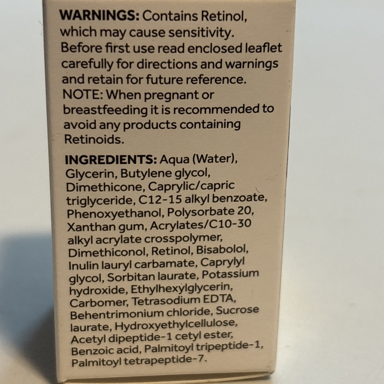 No7 Advanced Retinol 1.5% Complex Night Concentrate, Sample Size .1oz New in Box