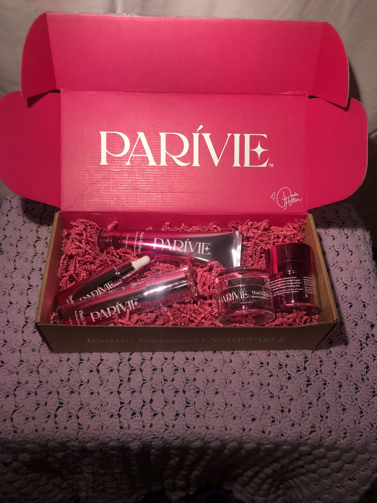 Parivie Paris Hilton Ultimate Icon Skin Care Routine Bundle Repair Cream Serum💝