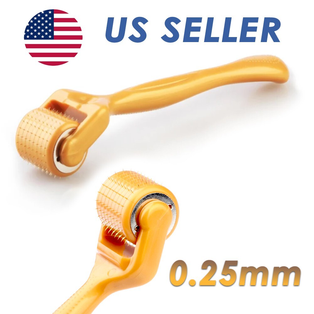 Derma Micro Roller Skin Care 0.25mm Acne, Anti-aging, Cellulite, Beard Hair Loss