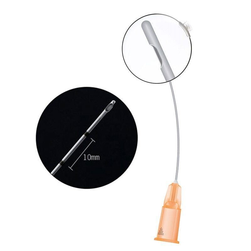 Sterile Package Disposable 18G-30G Cannula with Puncture Blunt Tips Components