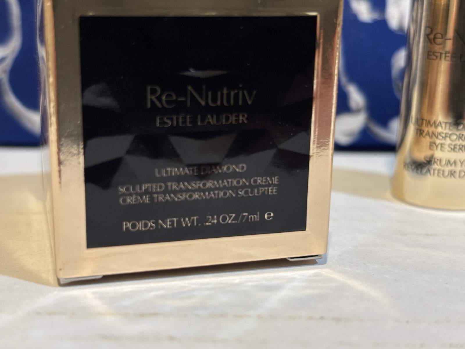 ESTEE LAUDER 3 PCS SET RE-NUTRIV ULTIMATE DIAMOND SKINCARE/POUCH NEW