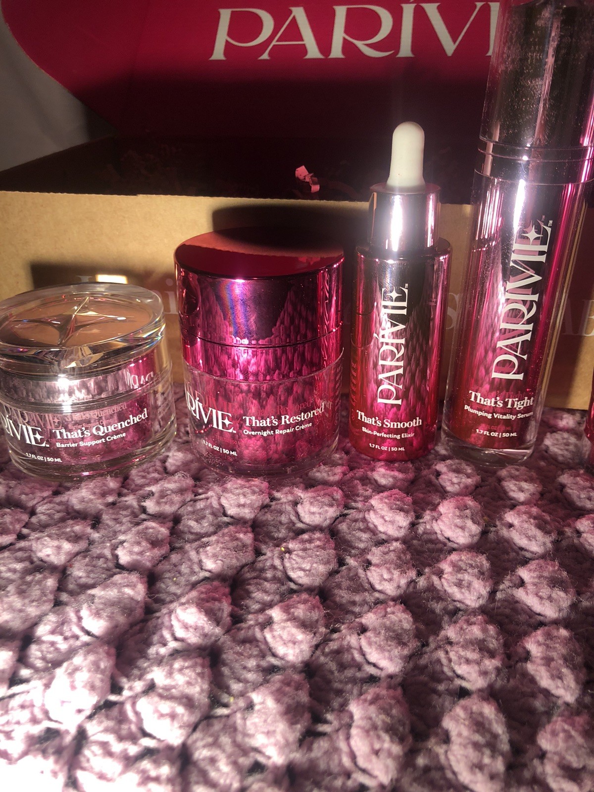 Parivie Paris Hilton Ultimate Icon Skin Care Routine Bundle Repair Cream Serum💝